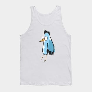 funny silly blue bird Tank Top